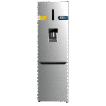 Bolero CoolMarket Combi 322 WD Inox E Frigorífico combi inox, 185,5cm de alto y 59,5 cm de ancho, con 322 litros de capacidad, compresor Inverter Plus, Total No Frost, dispensador de agua, clase energética D y con sistema Multi Air Flow. Además, cuenta con el modo Fast Cooling.